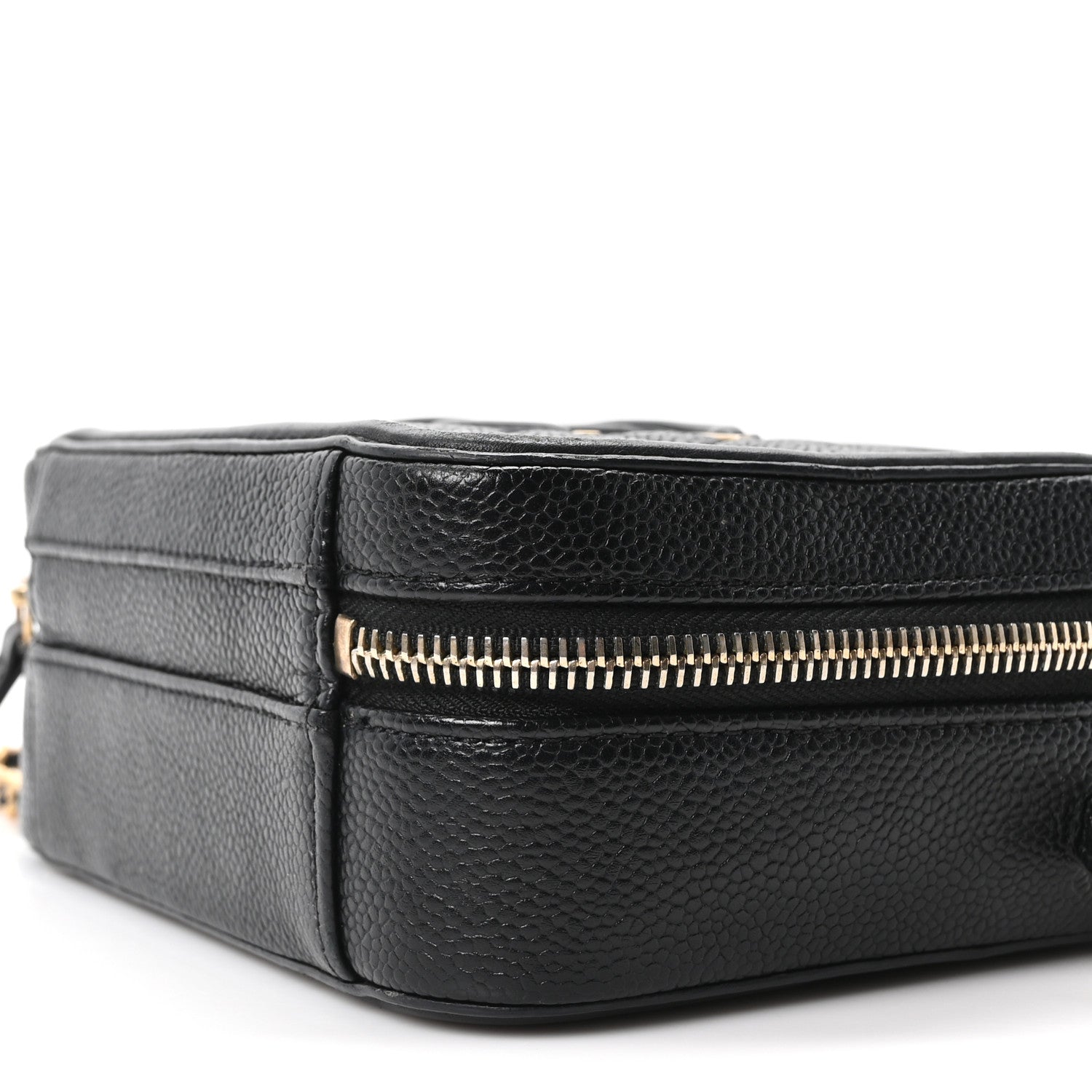 Chanel Caviar Quilted Small CC Filigree Vanity Case Black 10 of 10