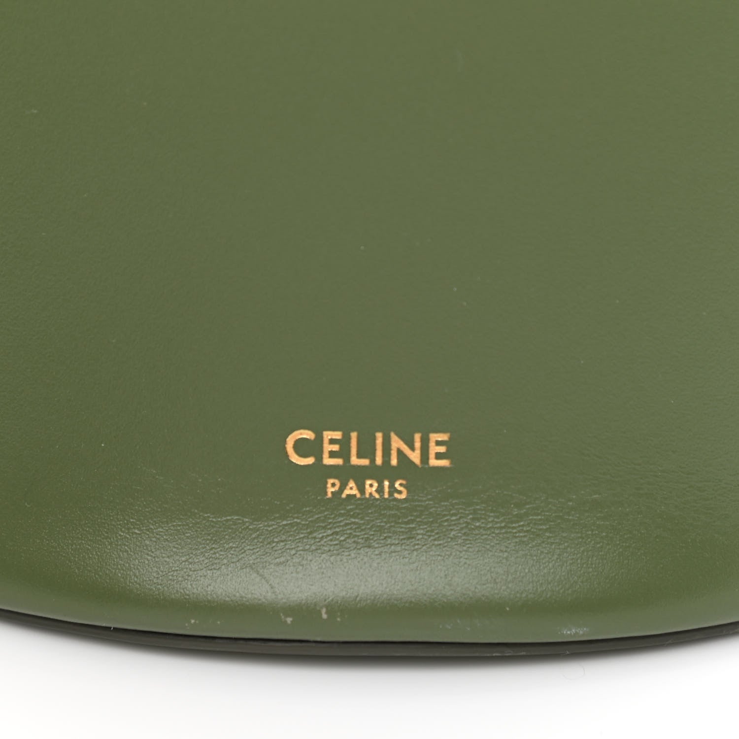 Celine Calfskin Crecy Bucket Bag Green 6 of 10