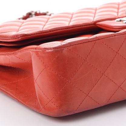 Chanel Lambskin Quilted Medium Double Flap Red 9 of 11