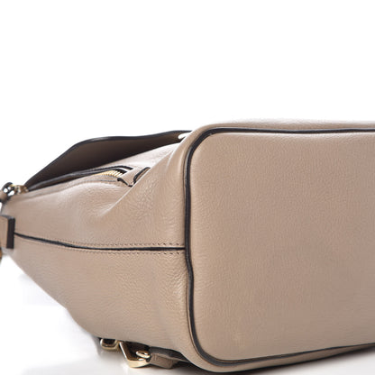Chloe Suede Calfskin Small Faye Backpack Motty Grey 15 of 15