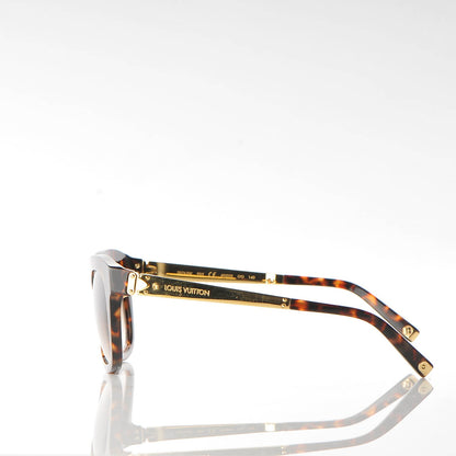 Louis Vuitton Audrey Sunglasses Z0765W Dark Tortoise 3 of 7