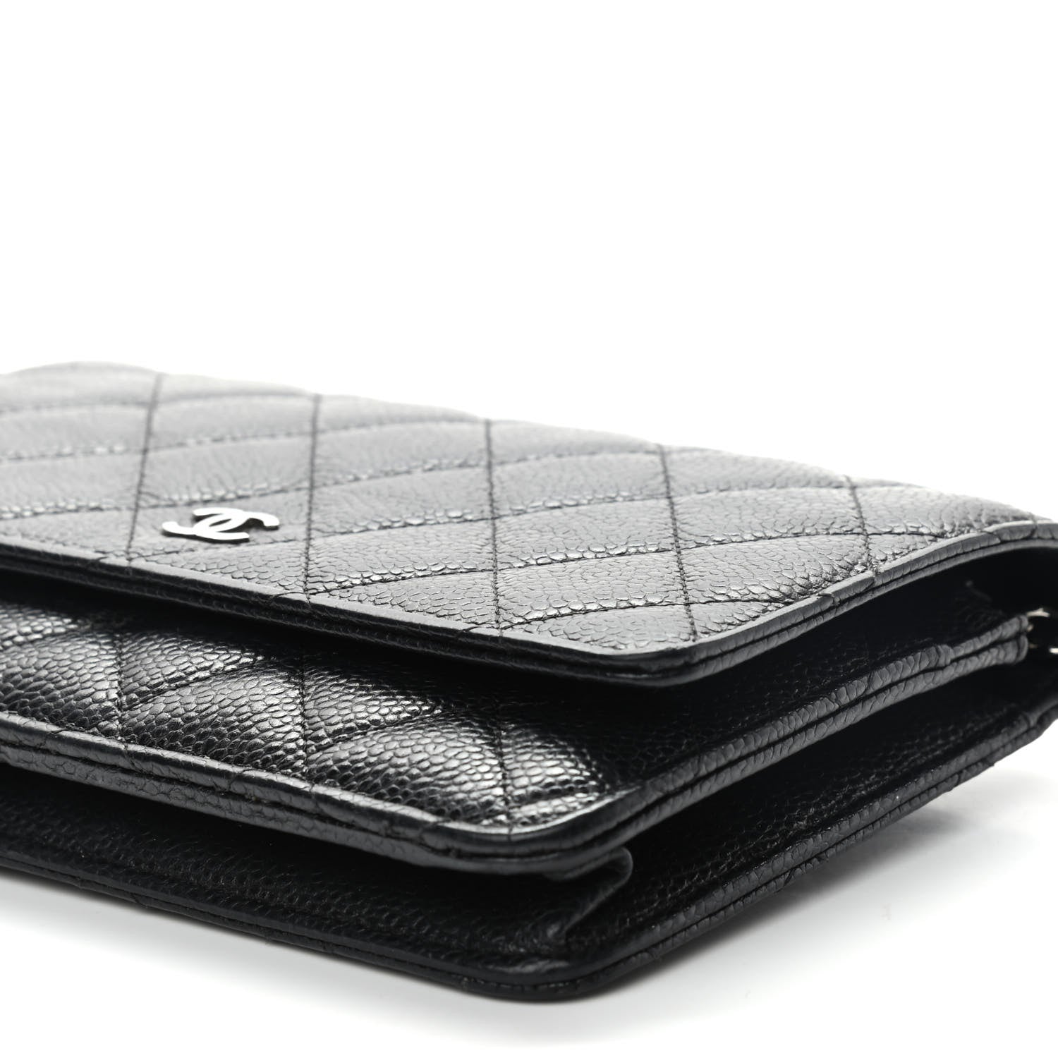 Chanel Caviar Quilted Wallet On Chain WOC Black 9 of 13