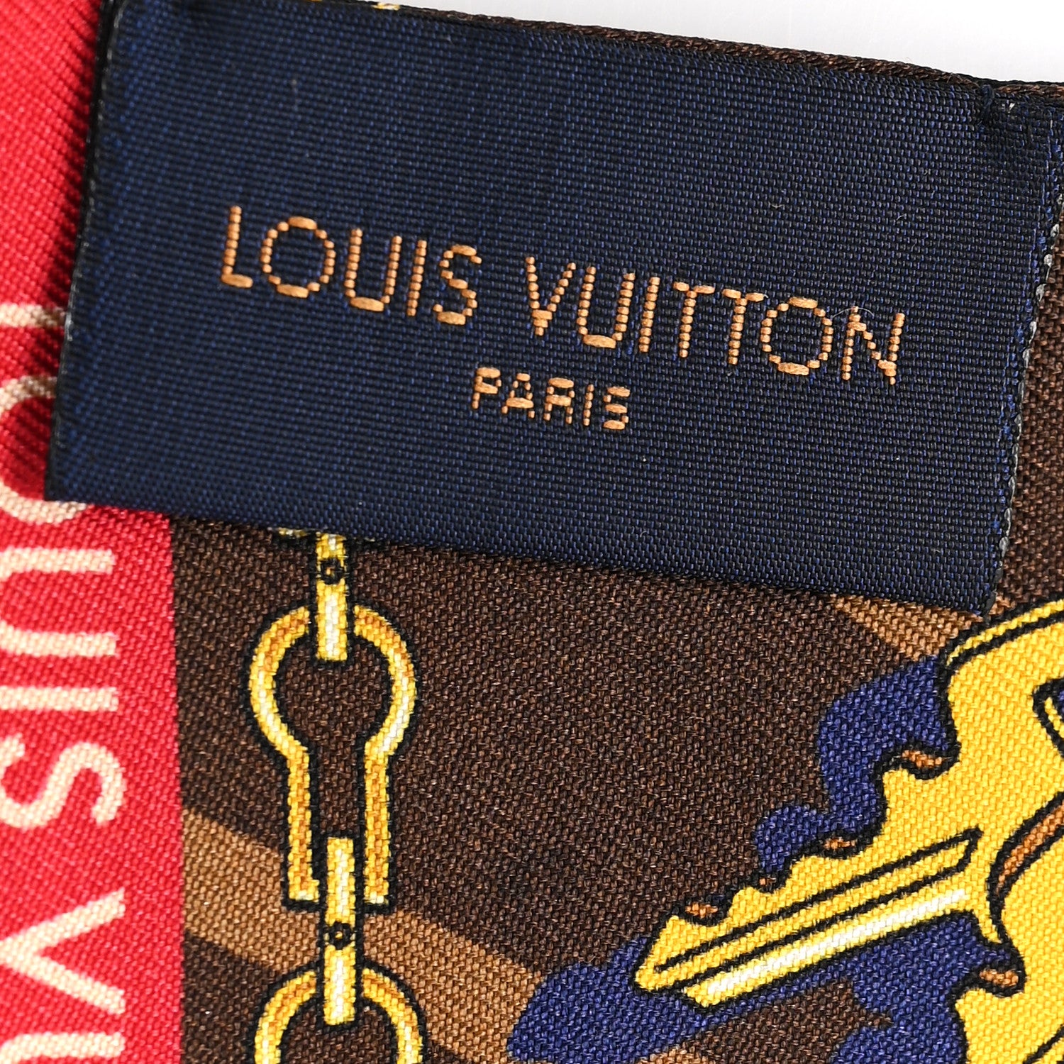 Louis Vuitton Silk Monogram Tribute To Bandeau Marron 3 of 5