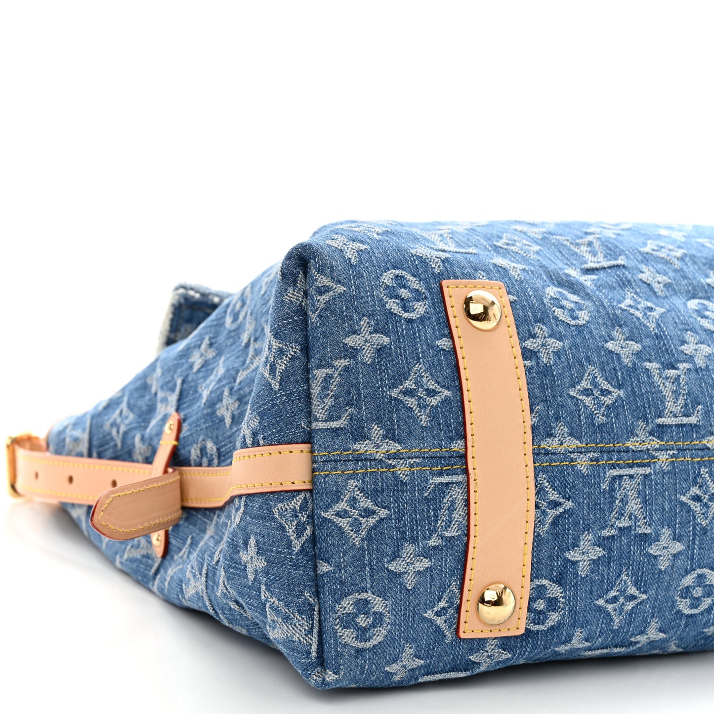 Monogram Denim CarryAll MM Blue