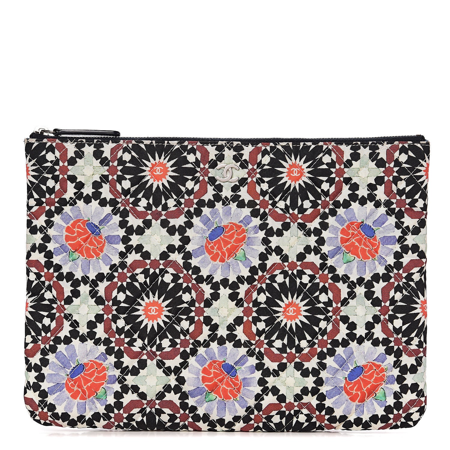 Chanel Coated Canvas Paris Dubai Medium Cosmetic Case Multicolor 1 of 7