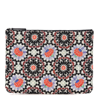 Chanel Coated Canvas Paris Dubai Medium Cosmetic Case Multicolor 1 of 7