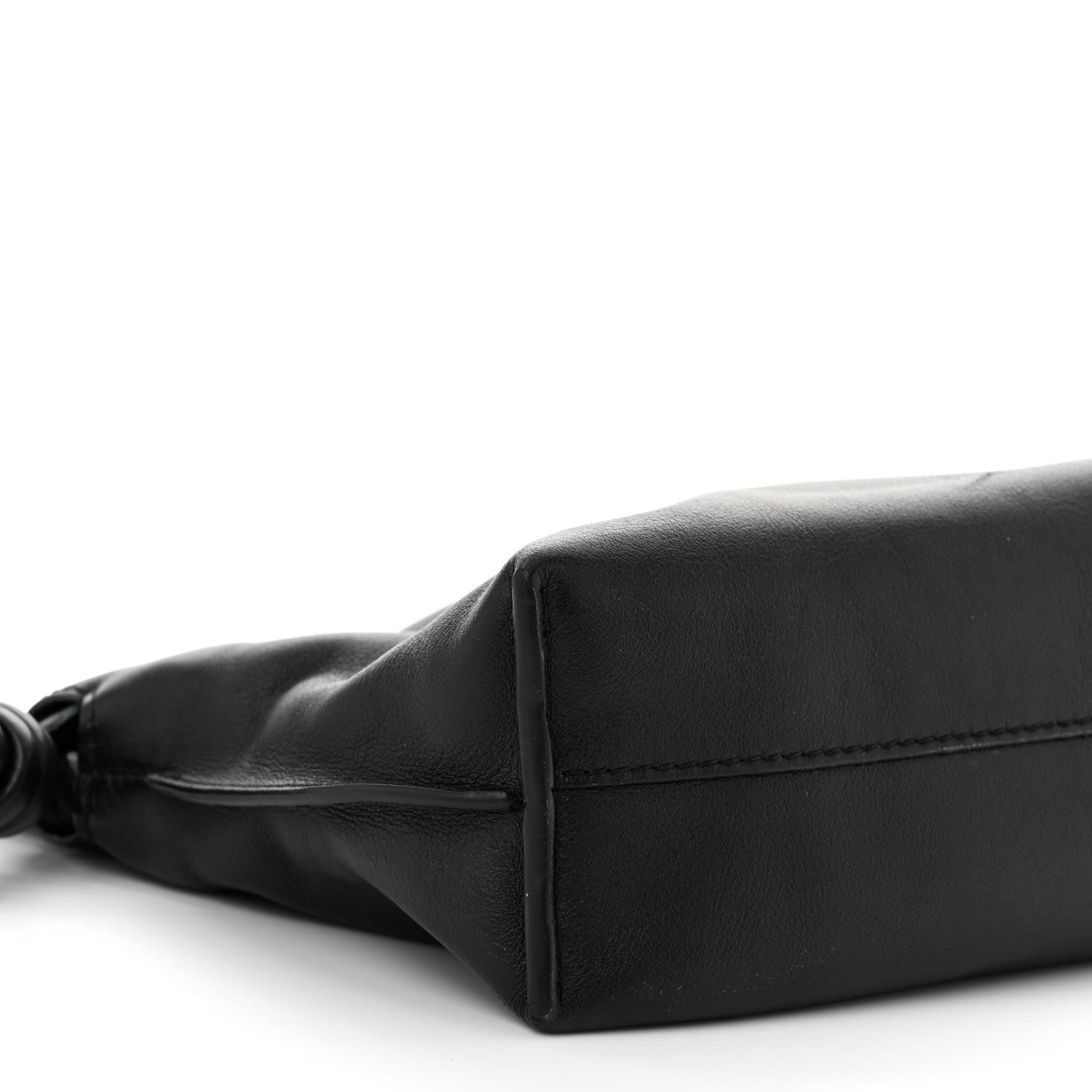 Loewe Calfskin Mini Flamenco Knot Clutch Black 9 of 10