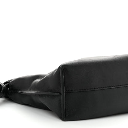 Loewe Calfskin Mini Flamenco Knot Clutch Black 9 of 10