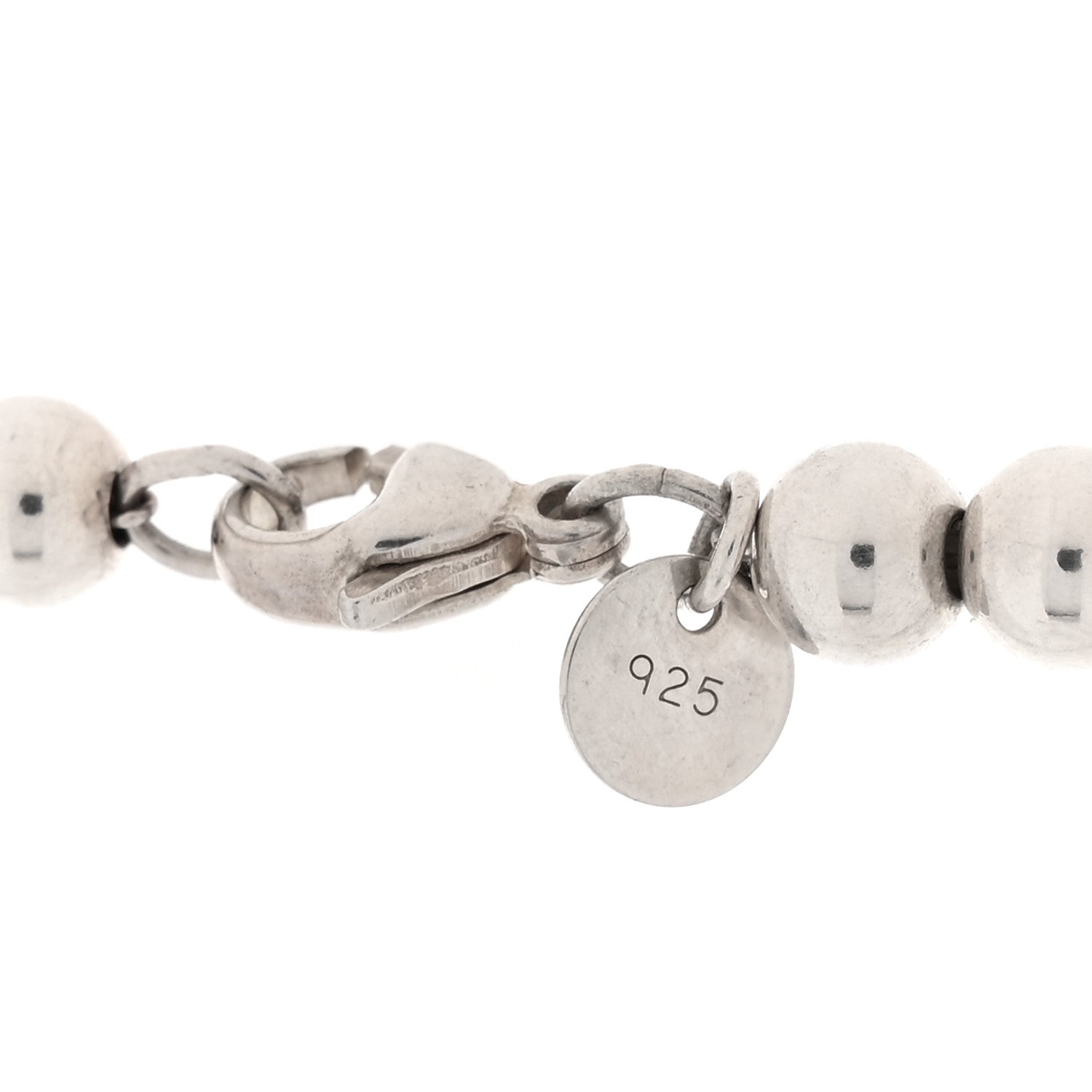 Tiffany Sterling Silver HardWear Graduated Ball Necklace 5 of 5
