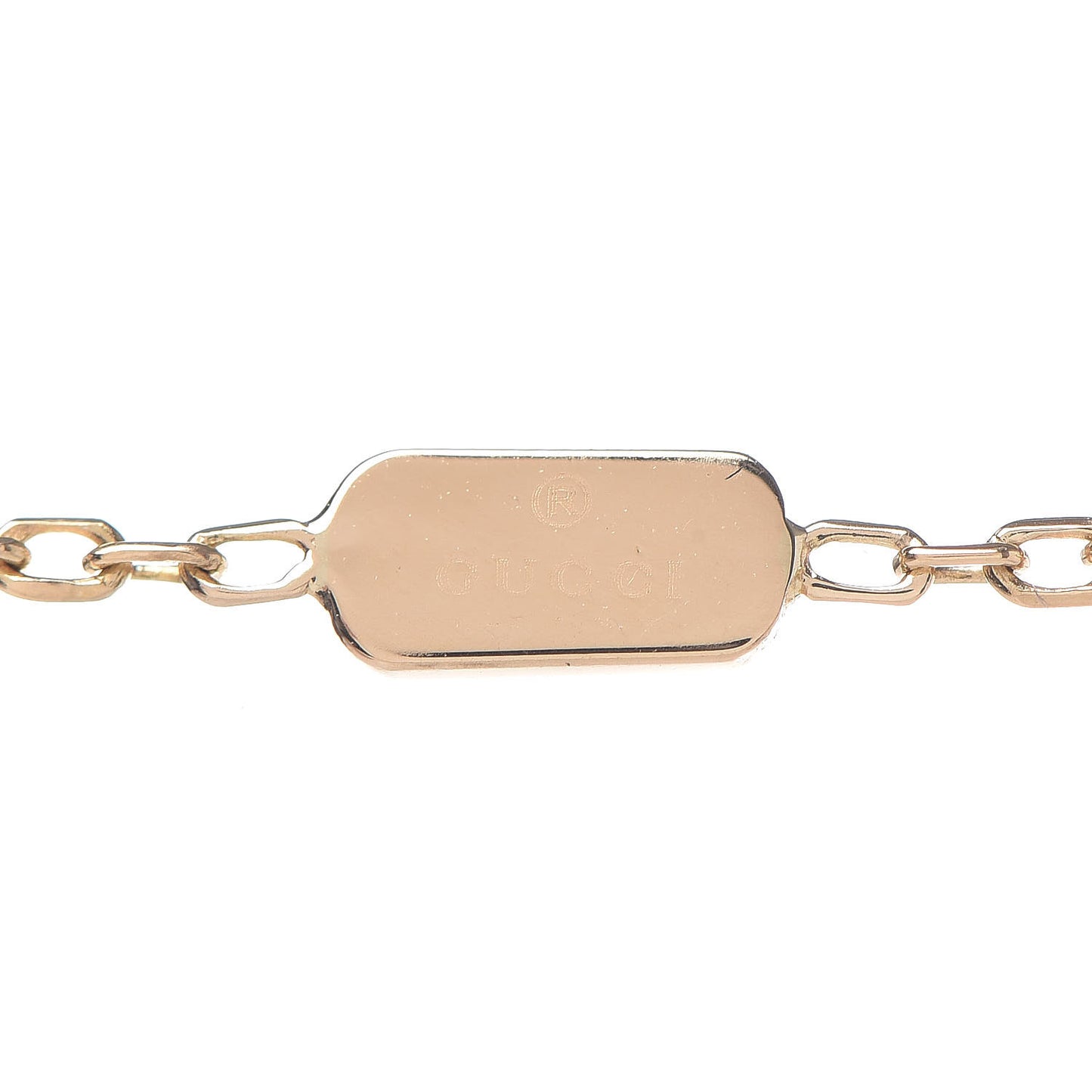 18K Yellow Gold Garnet Crucifix Pendant Necklace