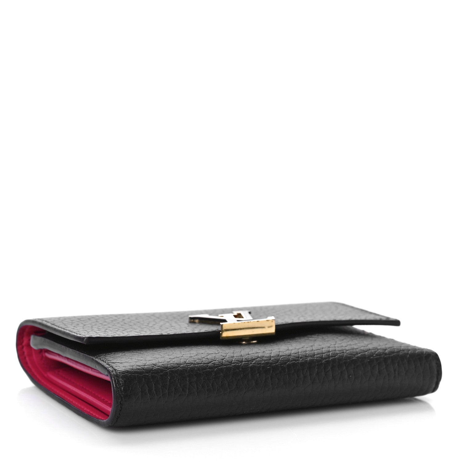 Louis Vuitton Taurillon Capucines Compact Wallet Black 4 of 10