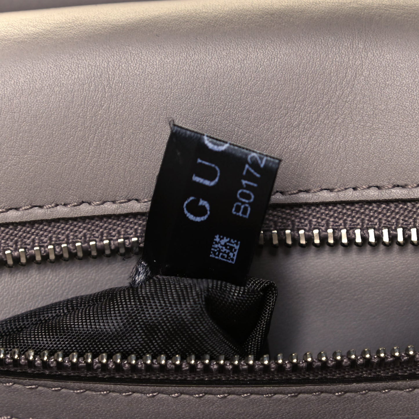 Calfskin Lady Bamboo Shoulder Bag Grey