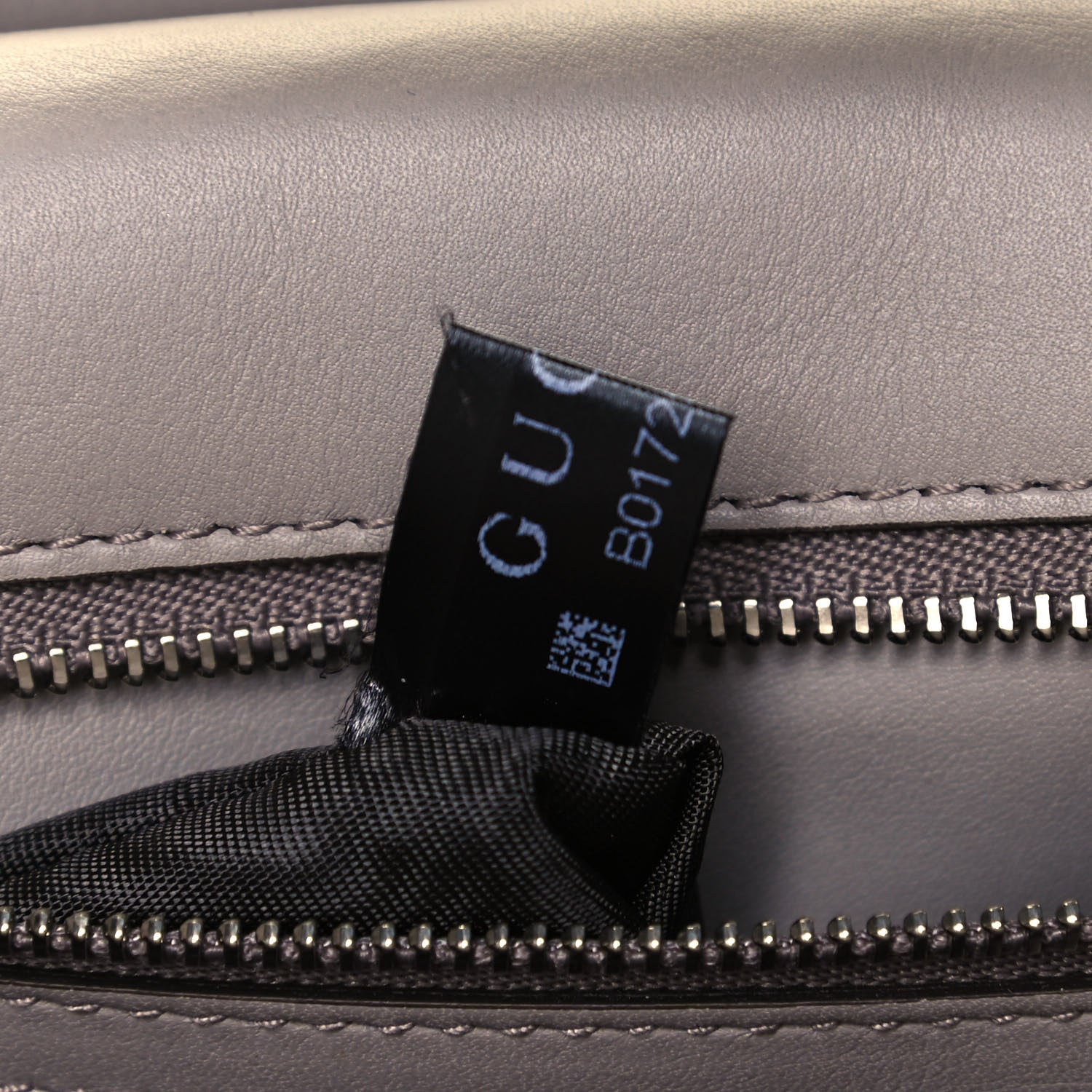 Gucci Calfskin Lady Bamboo Shoulder Bag Grey 7 of 10