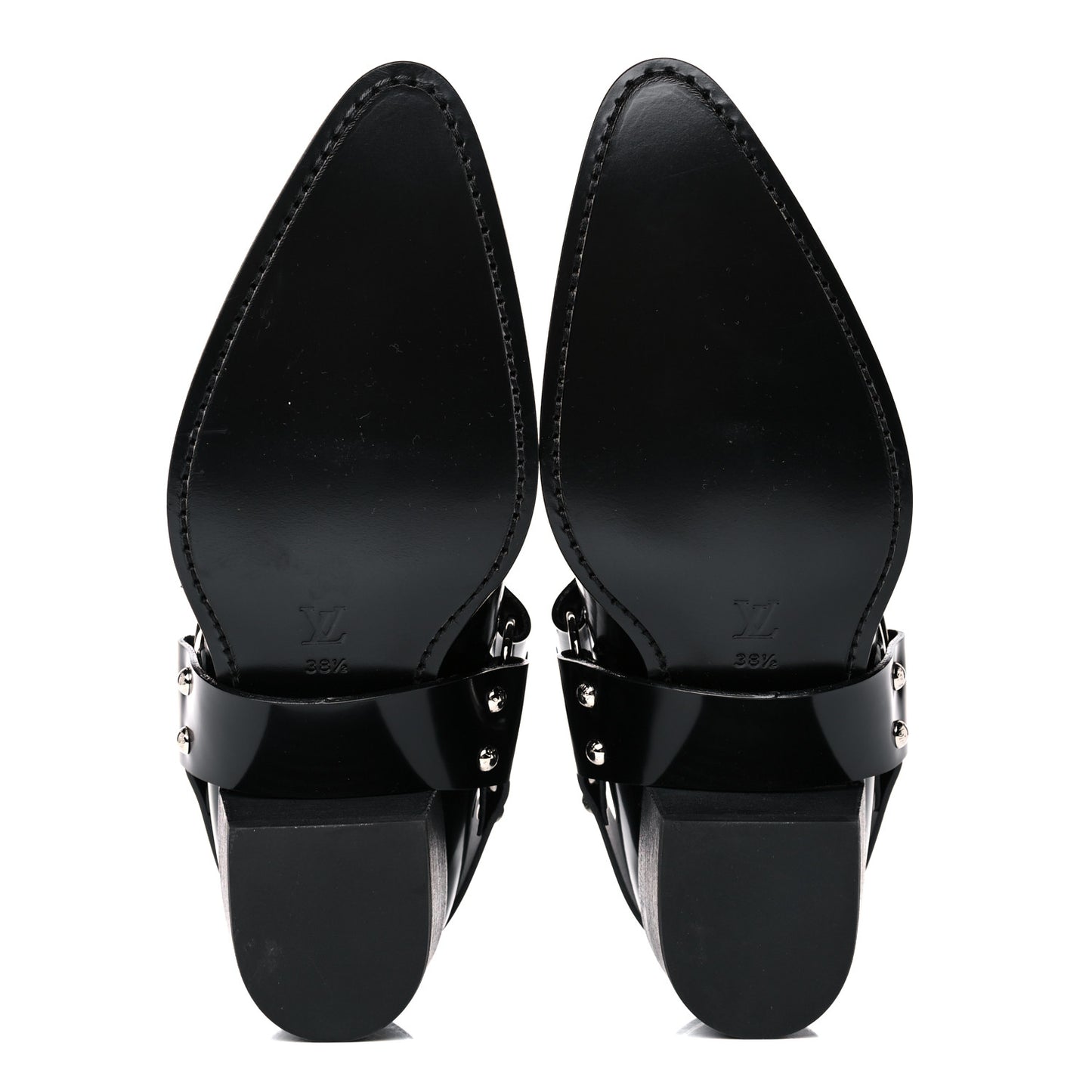 Calfskin Monogram Rhapsody Ankle Boots 38.5 Black
