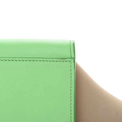 Celine Smooth Calfskin Small Tri-Color Trapeze Lime 9 of 10