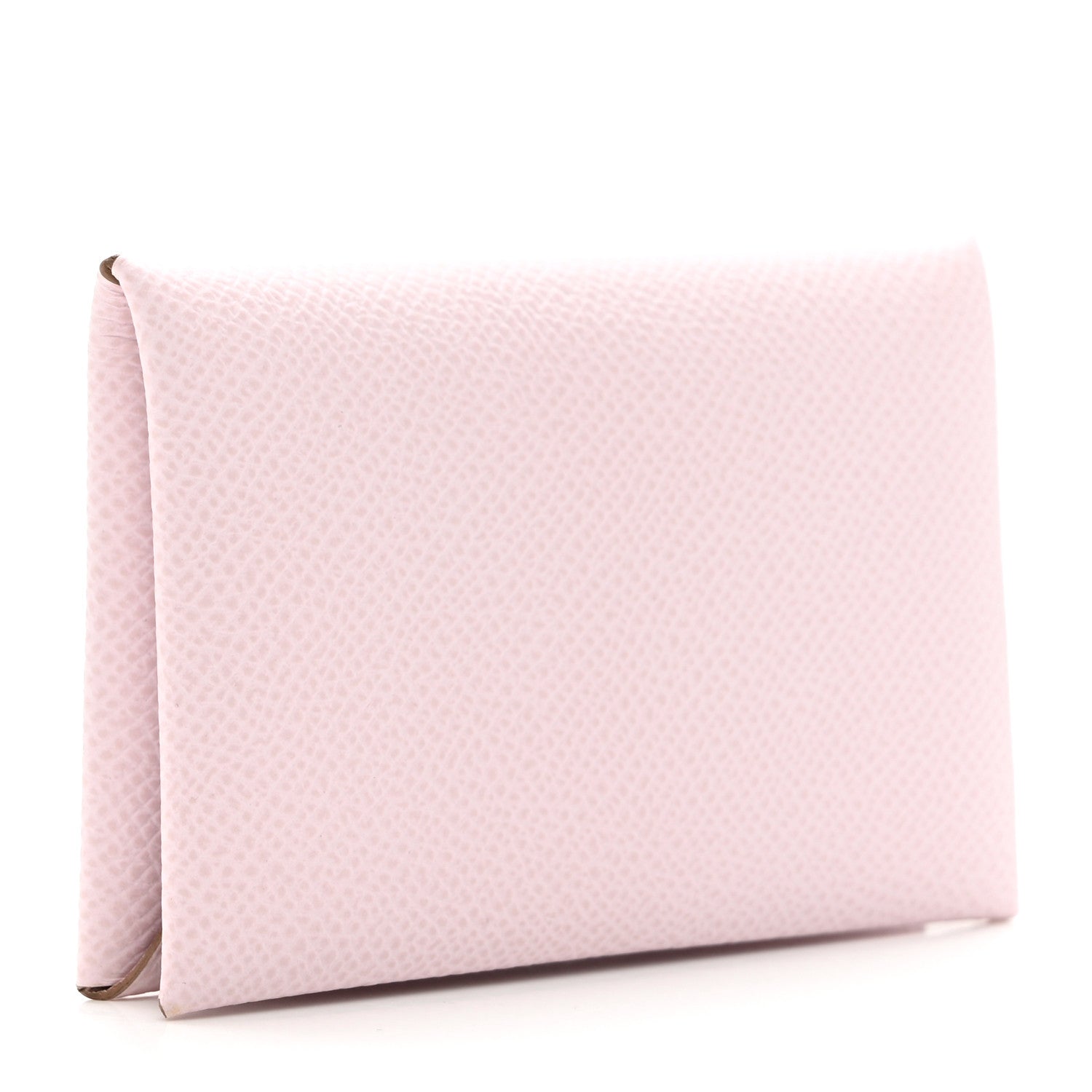 Hermes Epsom Calvi Card Case Mauve Pale 3 of 7