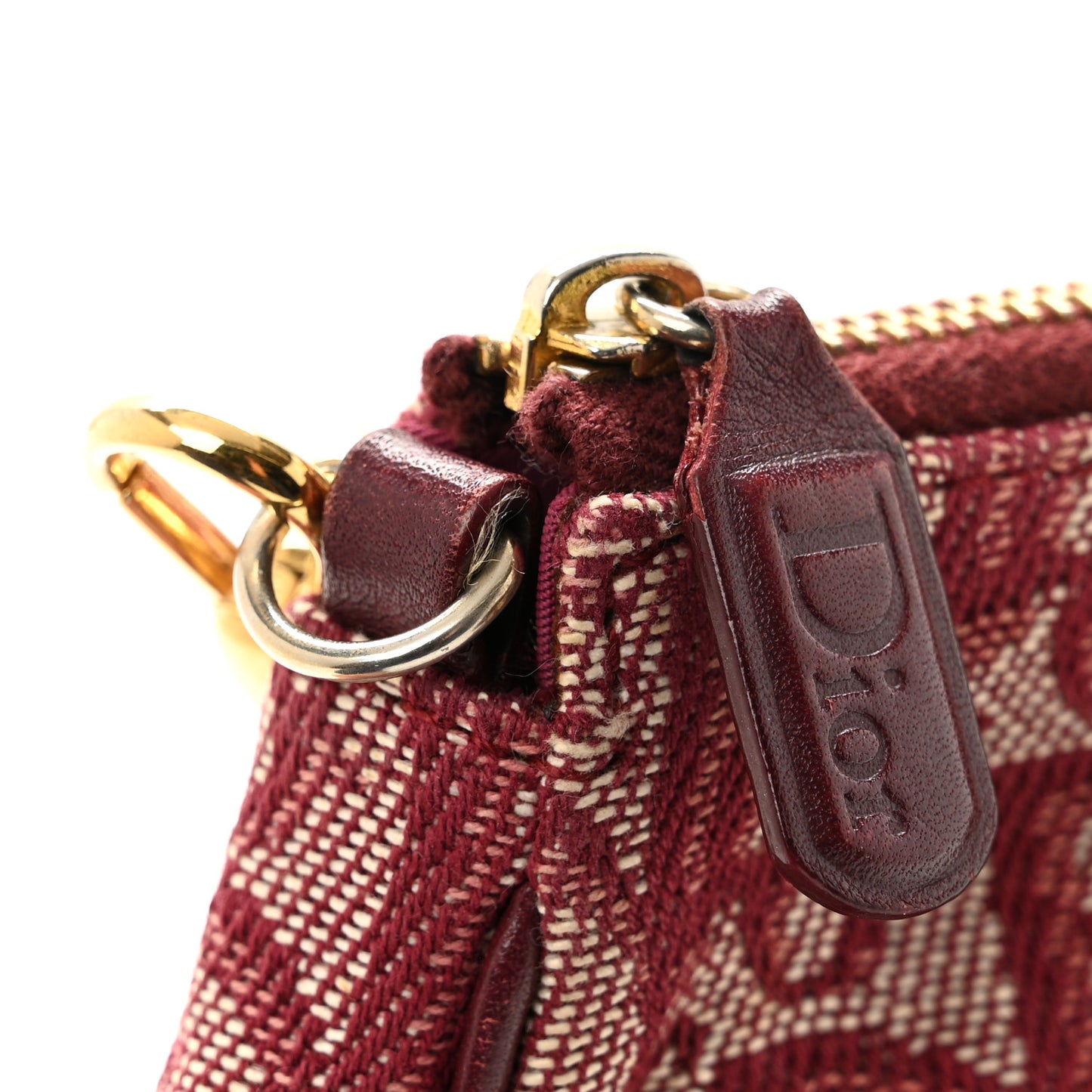 Monogram Mini Saddle Pochette Burgundy