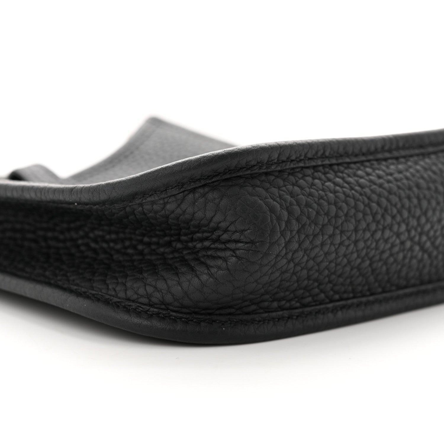 Hermes Taurillon Clemence Amazone Sangle Cavale Evelyne TPM Black Noisette 9 of 11