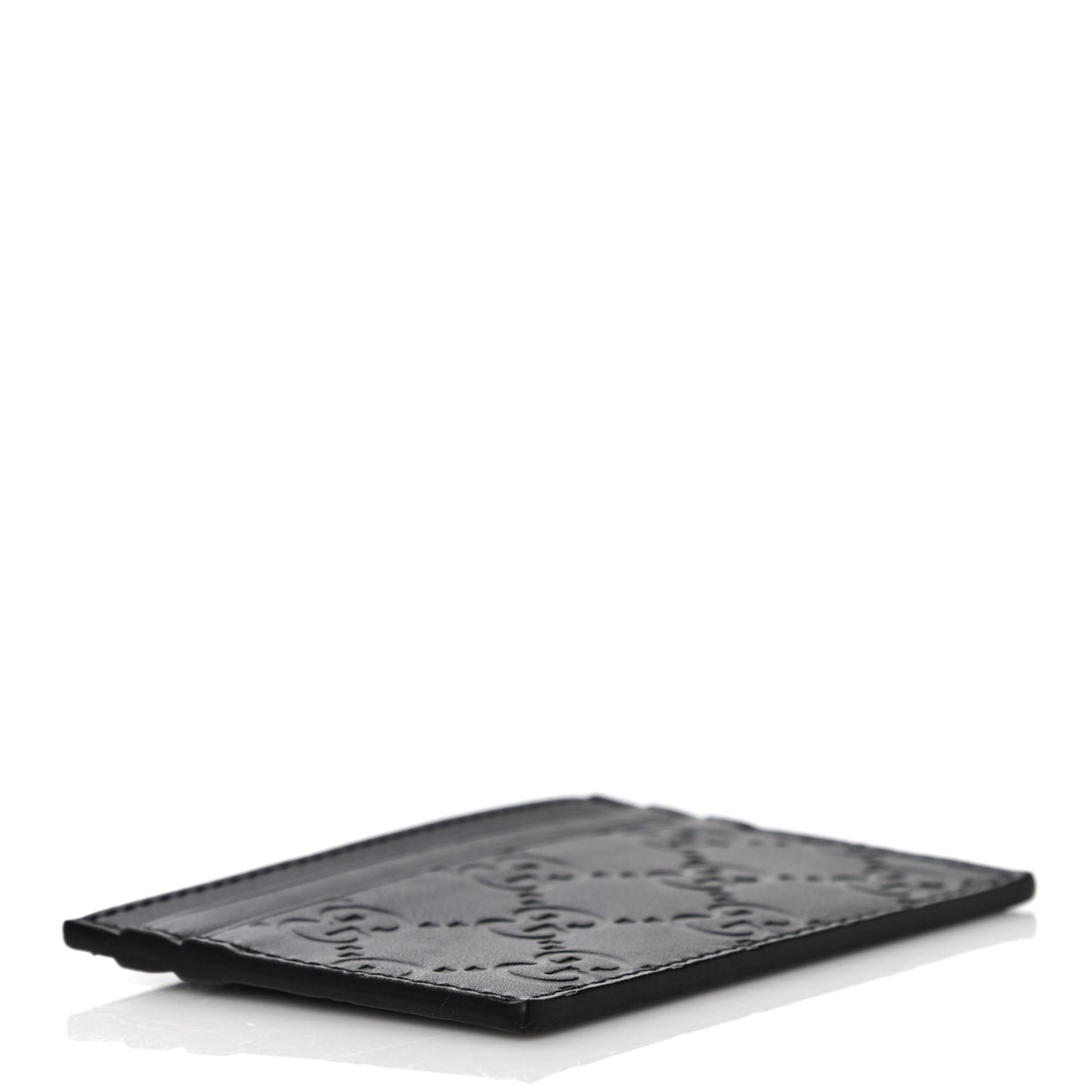Guccissima Card Holder Black