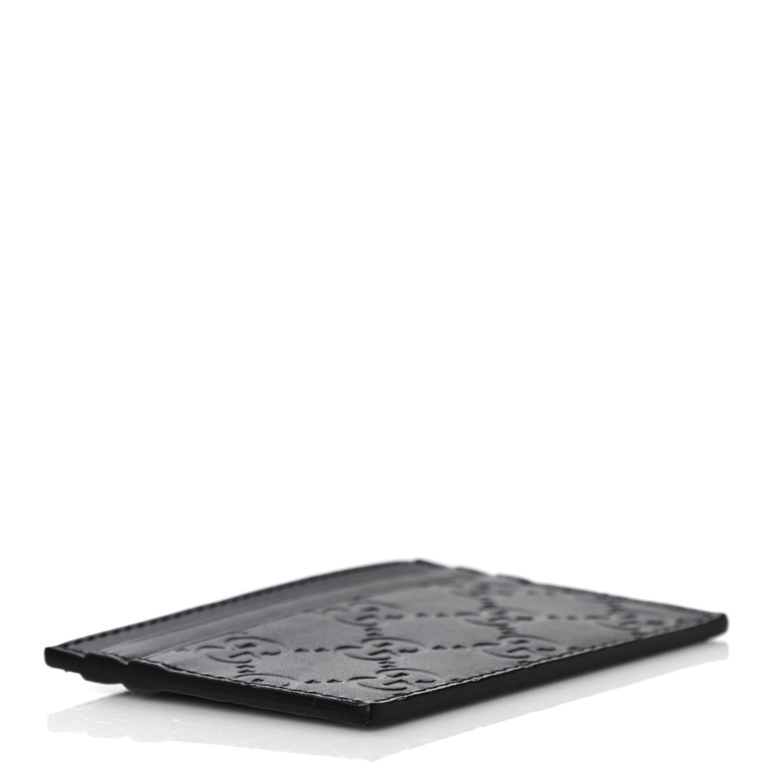 Gucci Guccissima Card Holder Black 4 of 9