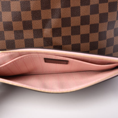 Louis Vuitton Damier Ebene Neo Neverfull MM Rose Ballerine 10 of 11