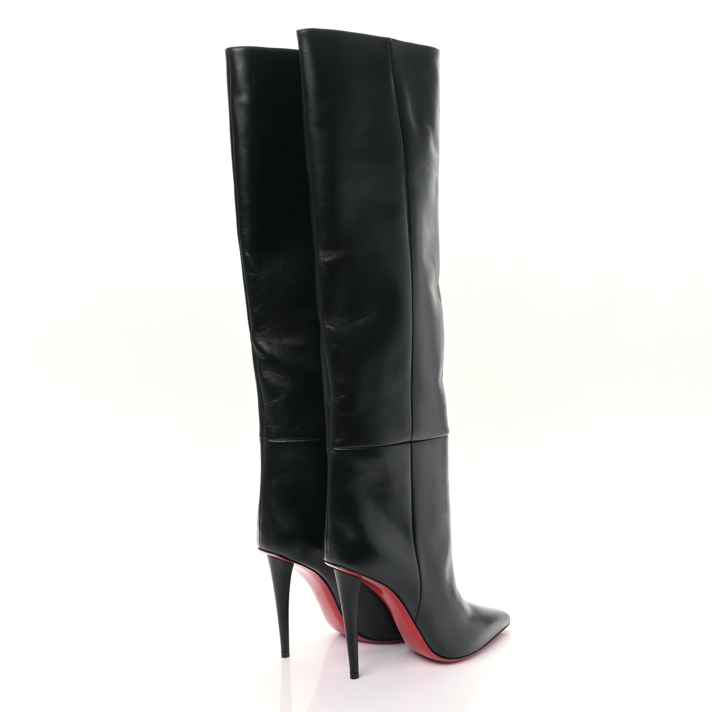 Calfskin Astrilarge 95 Knee Boots 39 Black