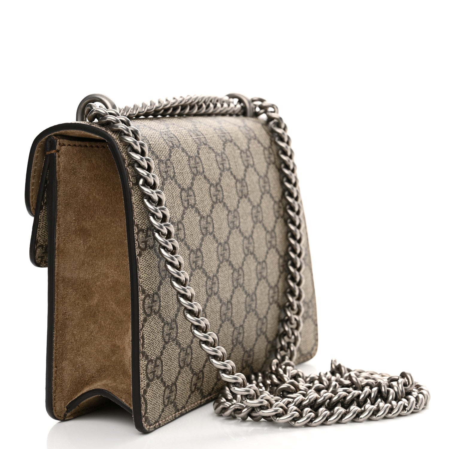 Gucci GG Supreme Monogram Mini Dionysus Shoulder Bag Taupe 3 of 14