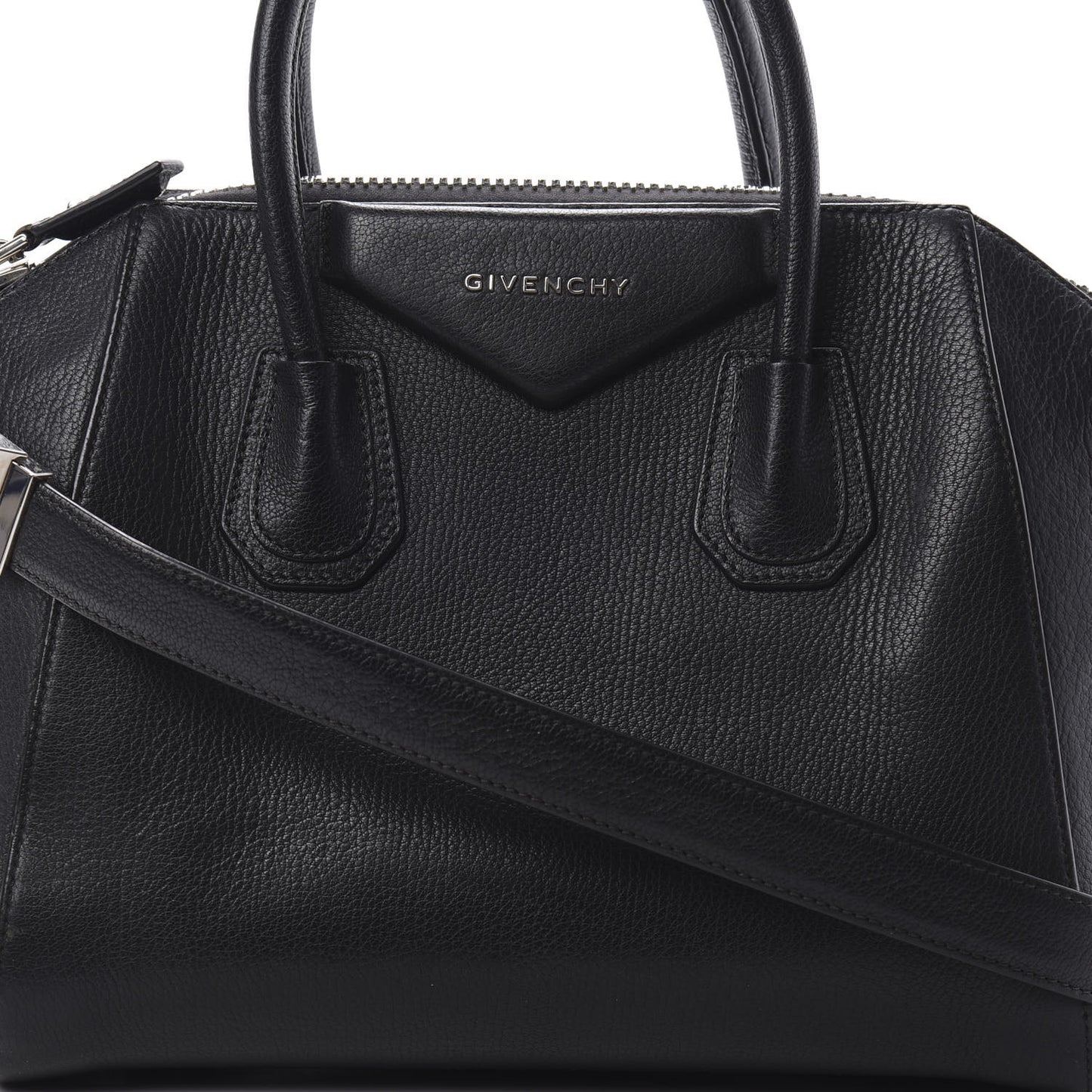 Sugar Goatskin Small Antigona Black