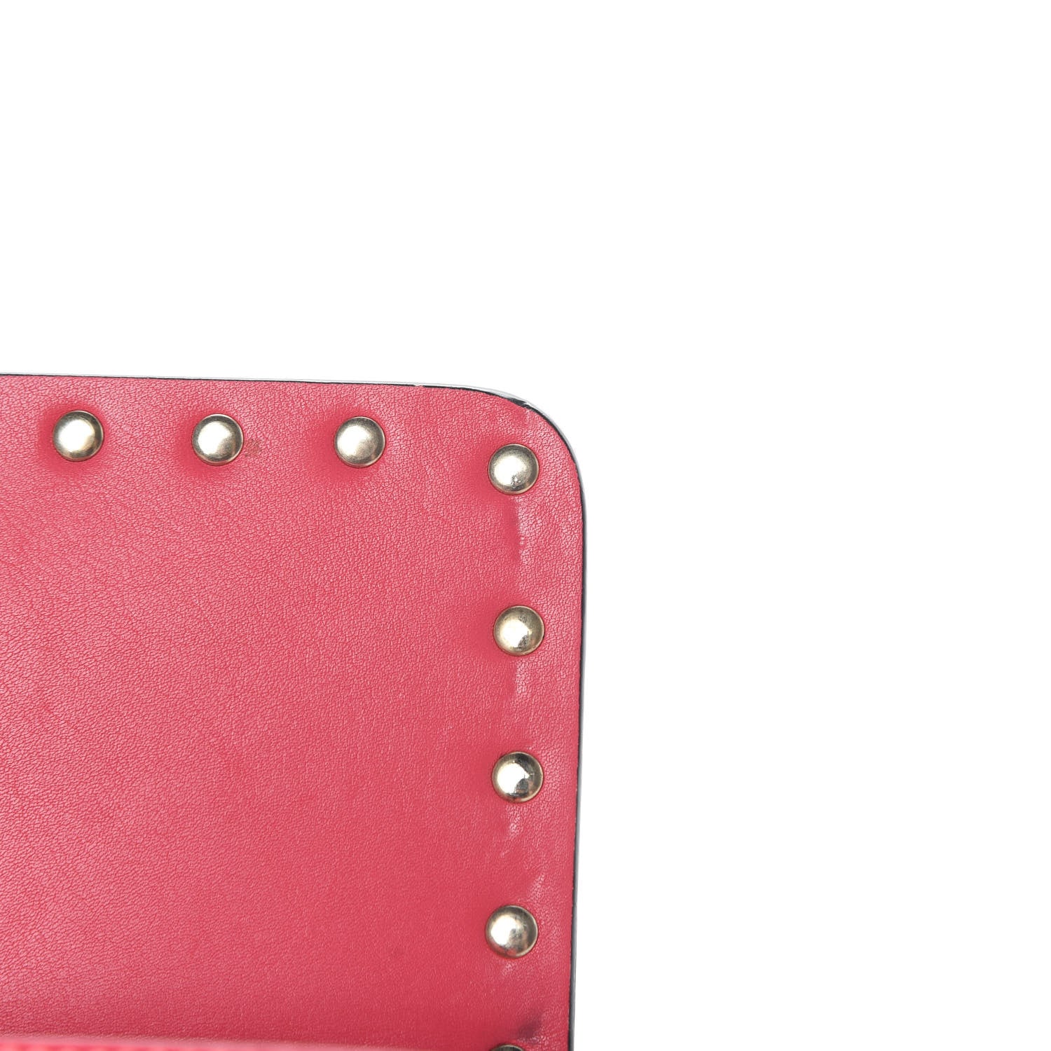 Valentino Garavani Vitello Rockstud Chain Flap Crossbody Bag Deep Rose 13 of 17