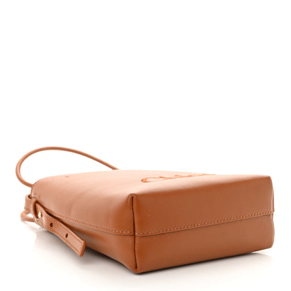 Chloe Shiny Calfskin Micro Sense Tote Bag Caramel 4 of 10