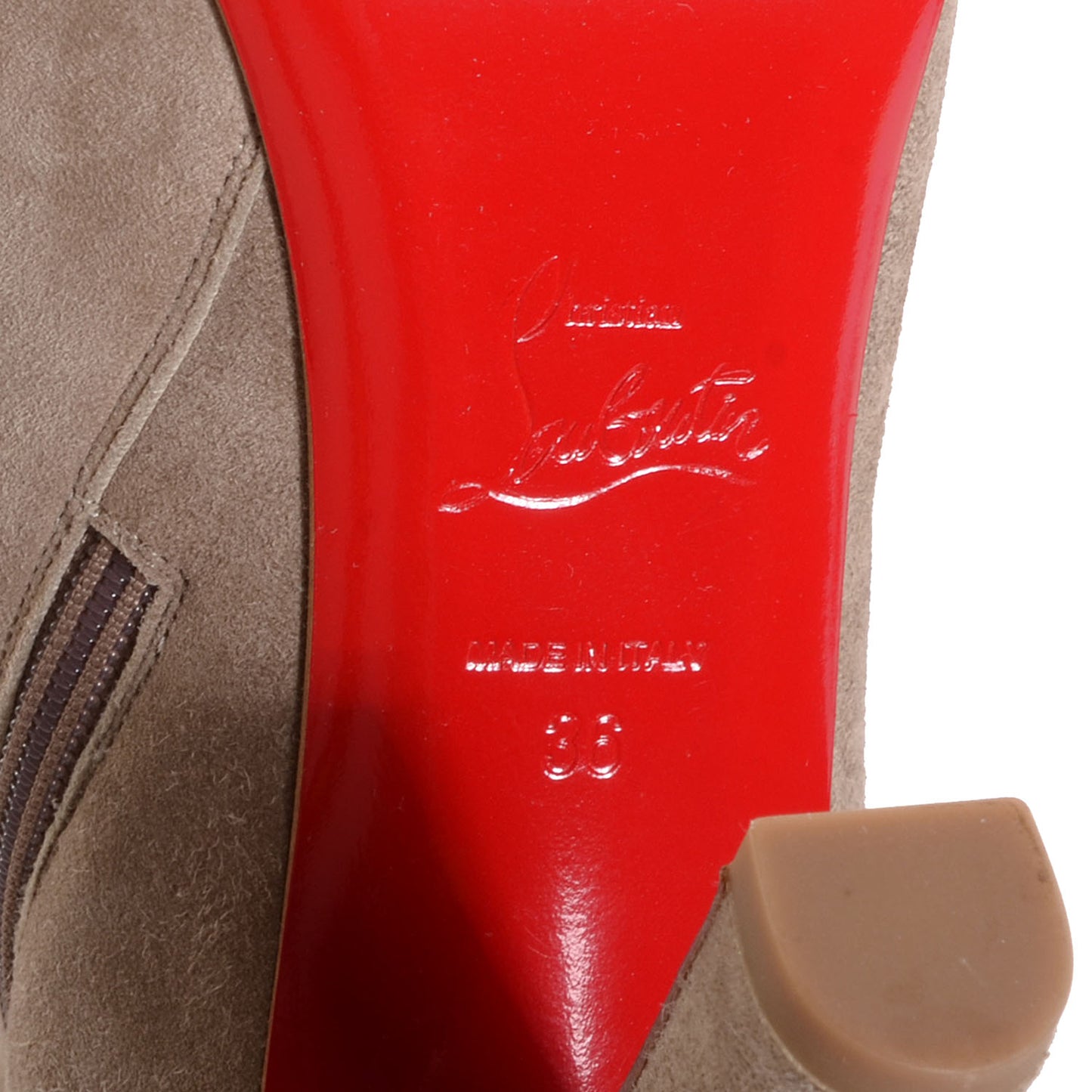 Suede VIcky 100 Ankle Boots 36 Grey