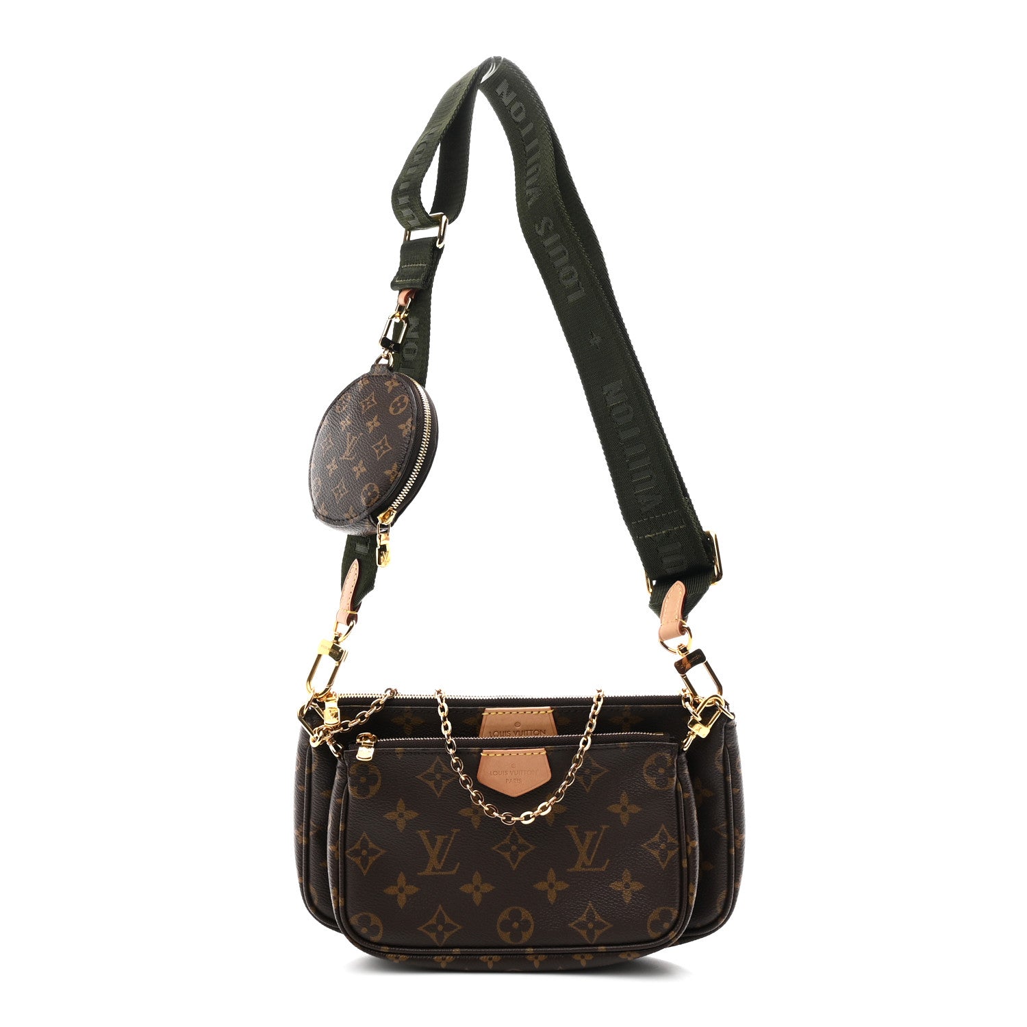 Louis Vuitton Monogram Multi Pochette Accessories Kaki 1 of 12