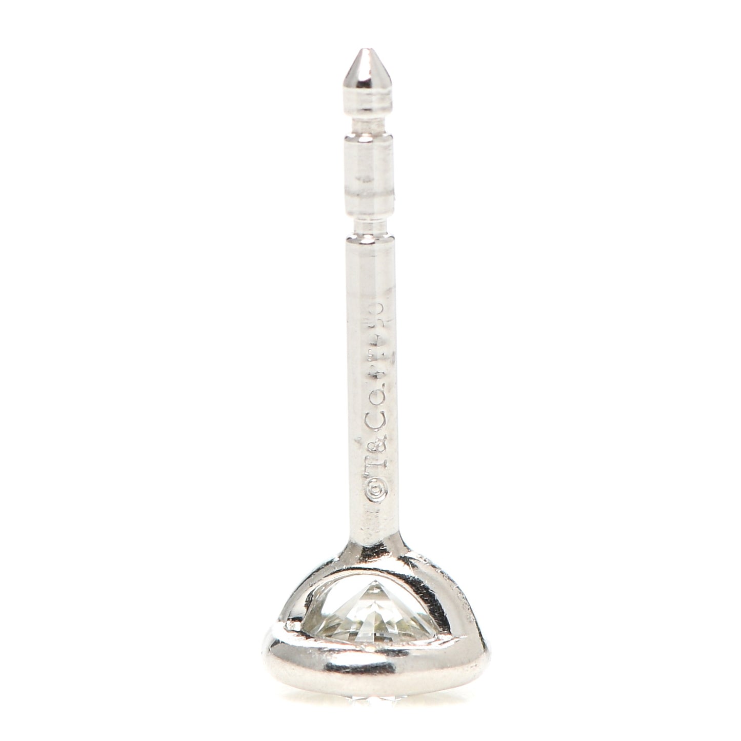 Platinum Diamond .41ctw Elsa Peretti Diamonds By The Yard Earrings