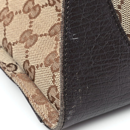 Gucci Monogram Web Junco Shoulder Bag Dark Brown 12 of 12