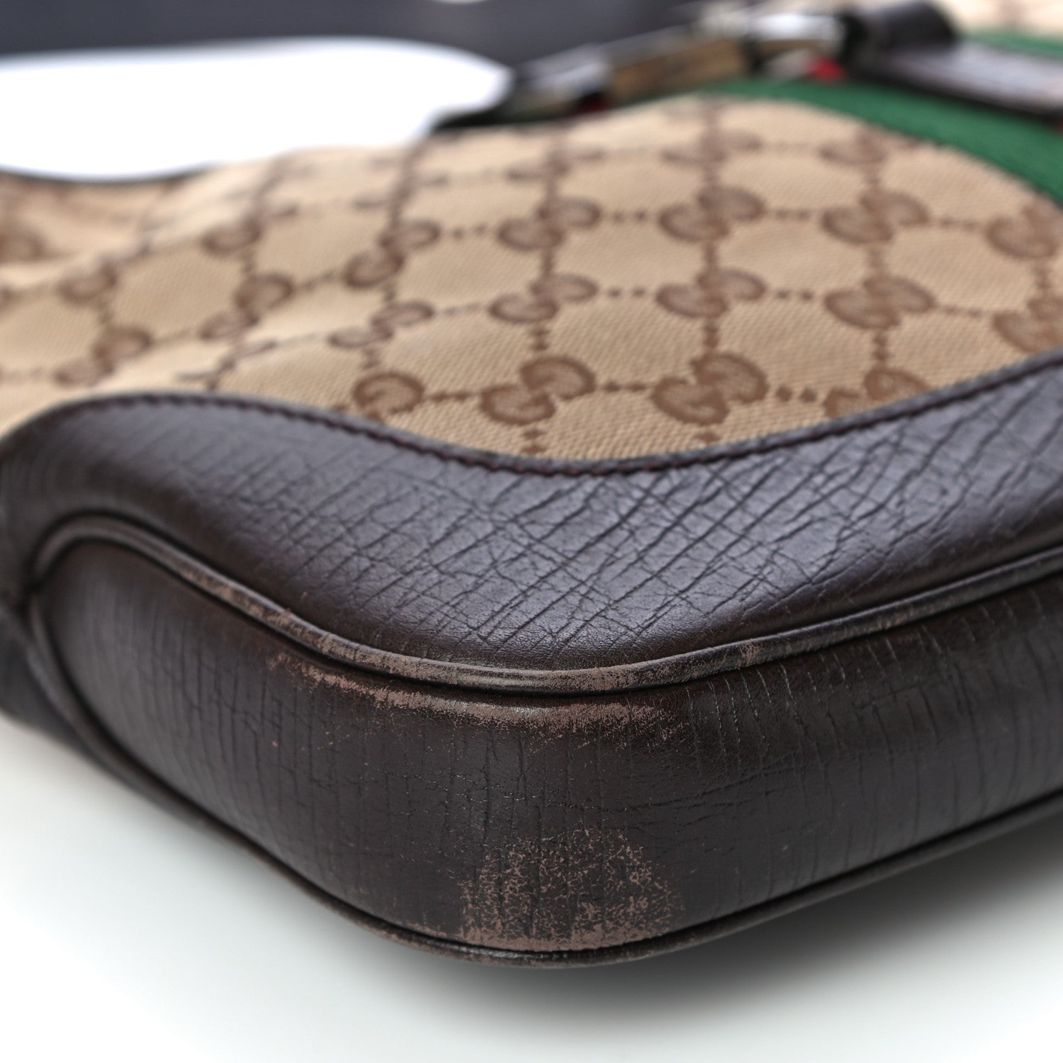 Gucci Monogram Web Jackie O Hobo Dark Brown 8 of 18