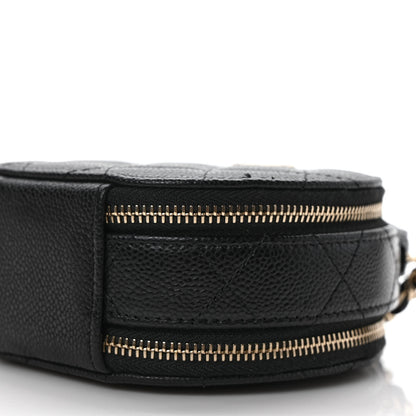 Chanel Caviar Quilted Round Handle With Care Vanity With Chain Black 8 of 8