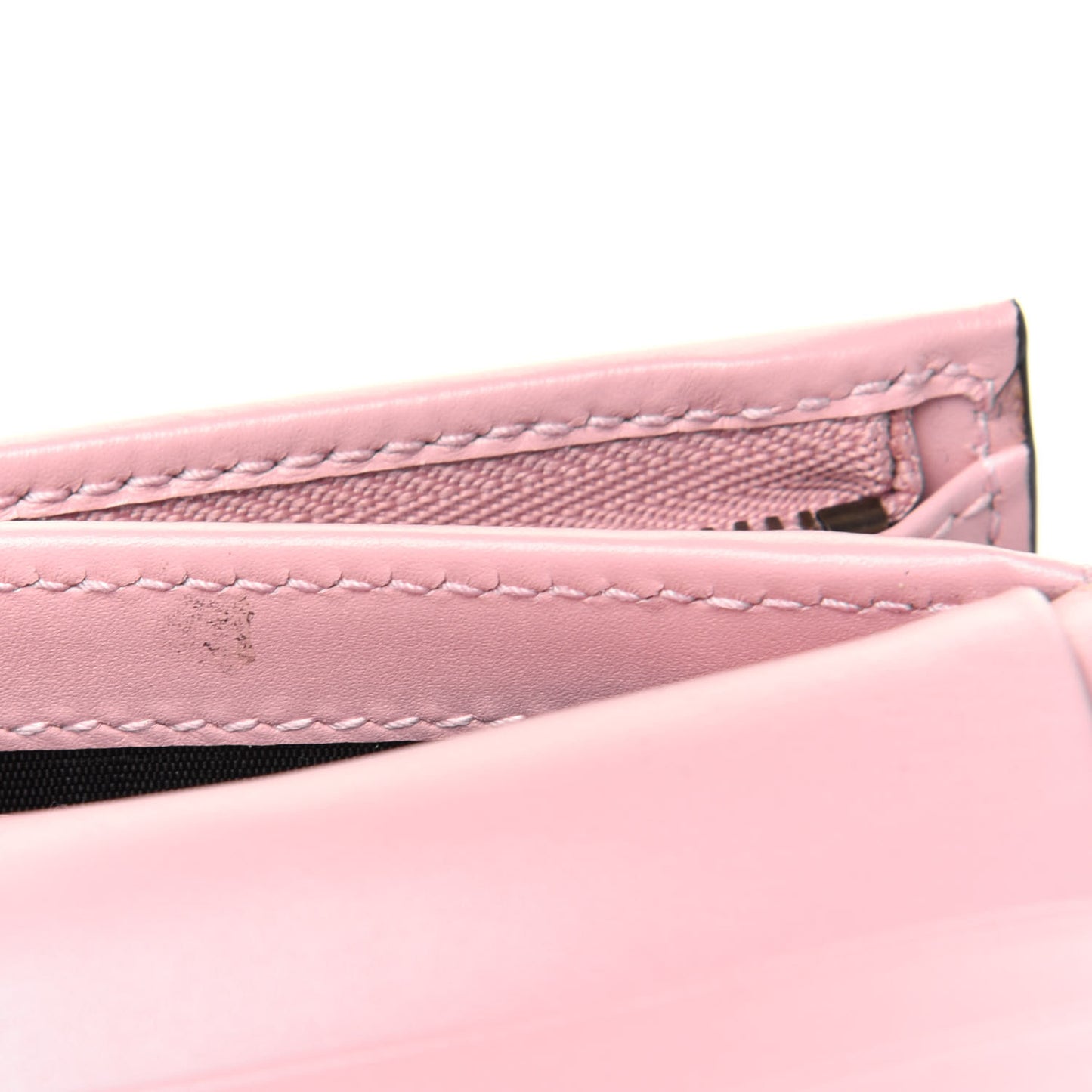 Guccissima Signature Crystal Cat Card Case Wallet Light Candy Pink