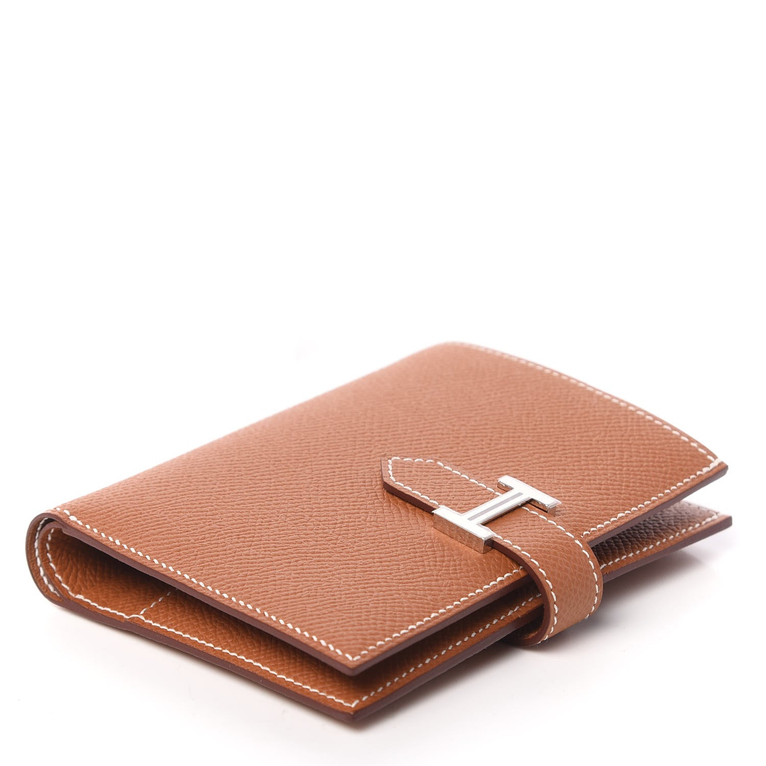 Hermes Epsom Bearn Compact Wallet Gold 3 of 9