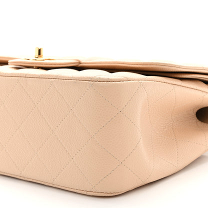 Chanel Caviar Quilted Jumbo Double Flap Beige Clair 10 of 12