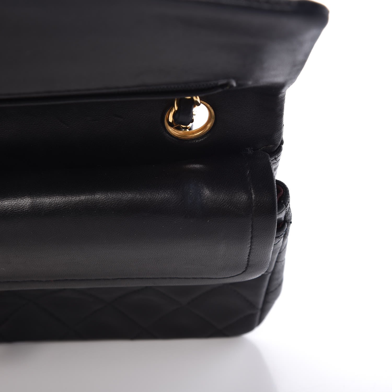 Chanel Lambskin Quilted Small Double Flap Black 14 of 15
