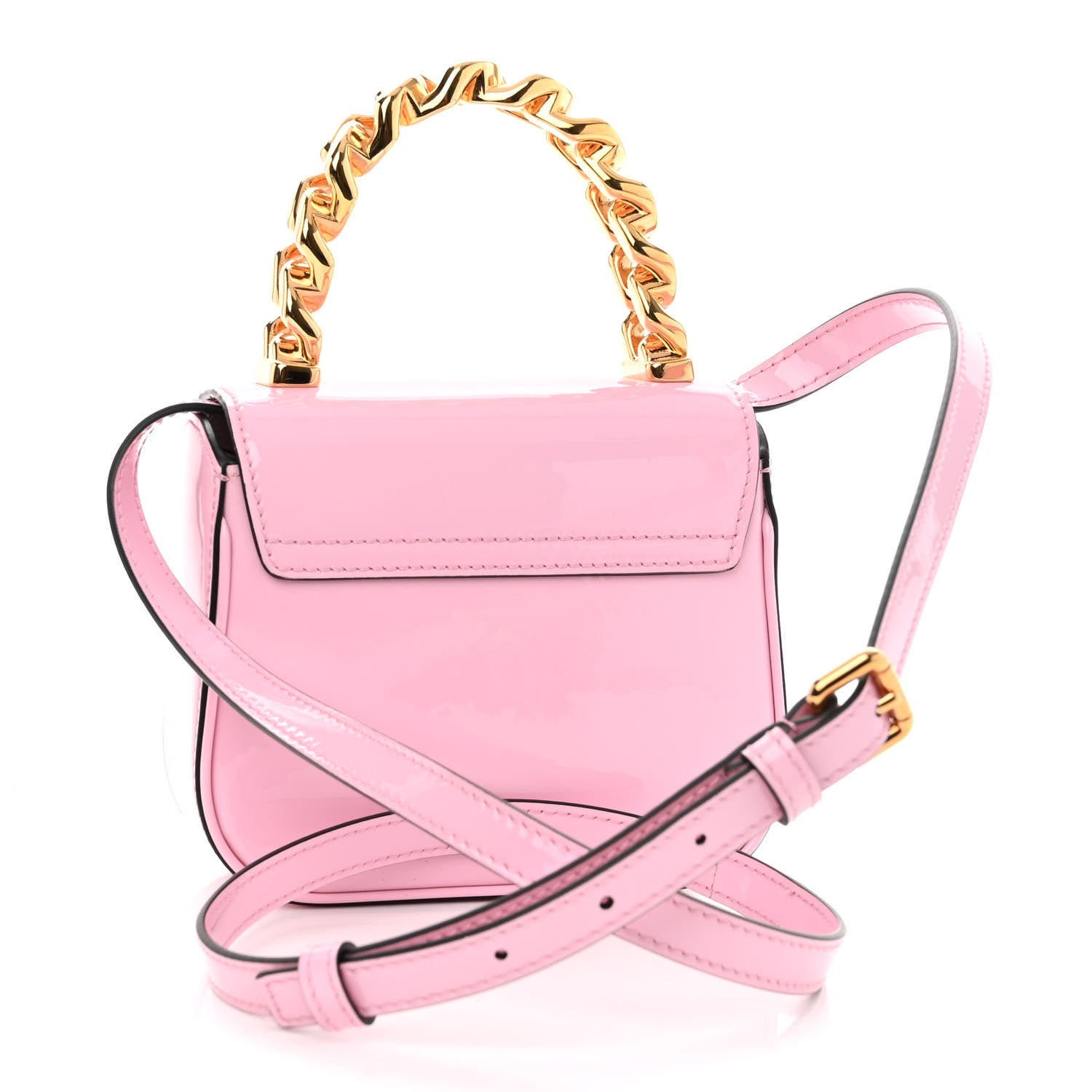 Versace Patent Mini La Medusa Bag Pink 3 of 9