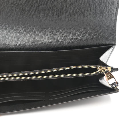 Louis Vuitton Monogram Giant Jungle Sarah Wallet Black 5 of 8