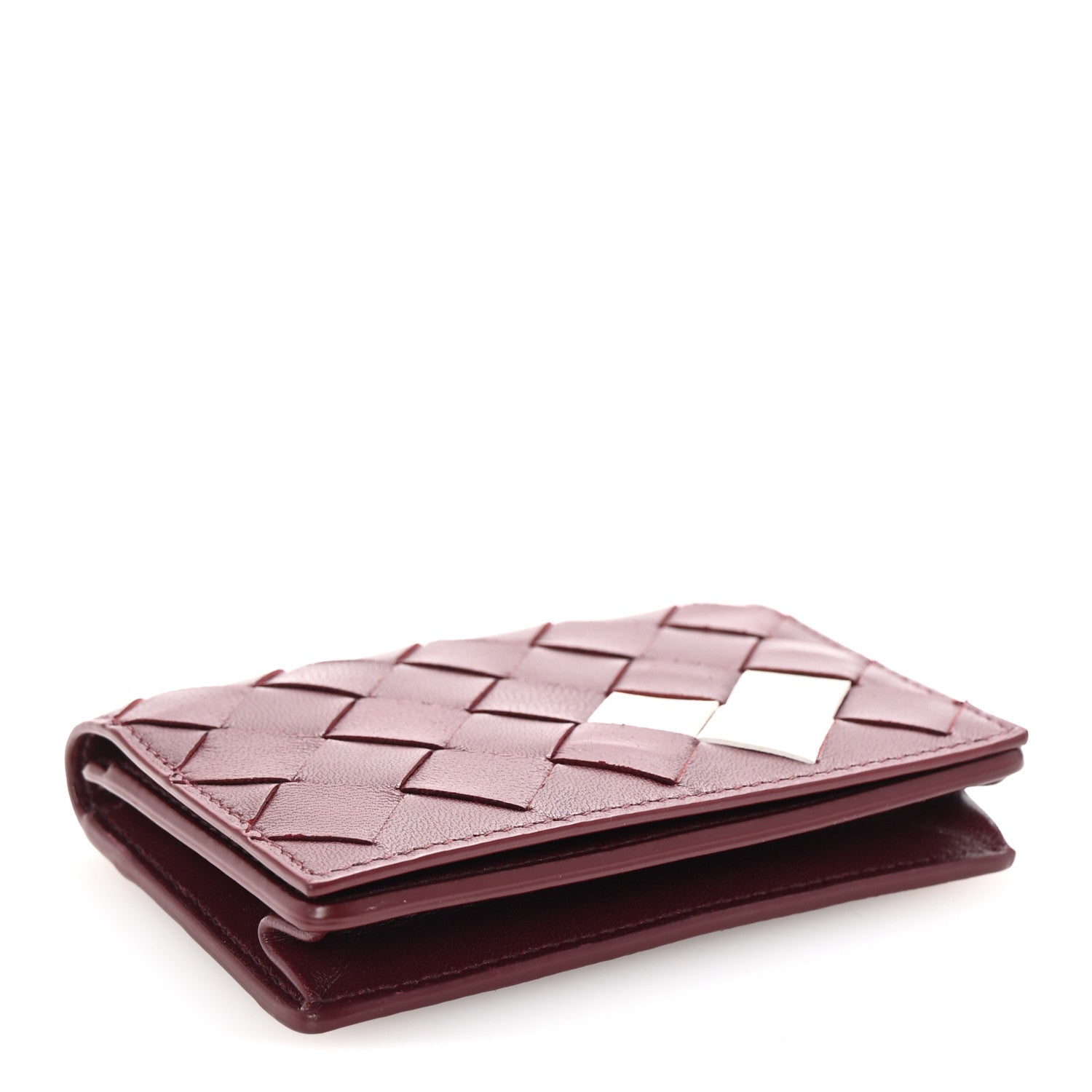 Bottega Veneta Nappa Intrecciato Heart Card Holder Barolo 4 of 6