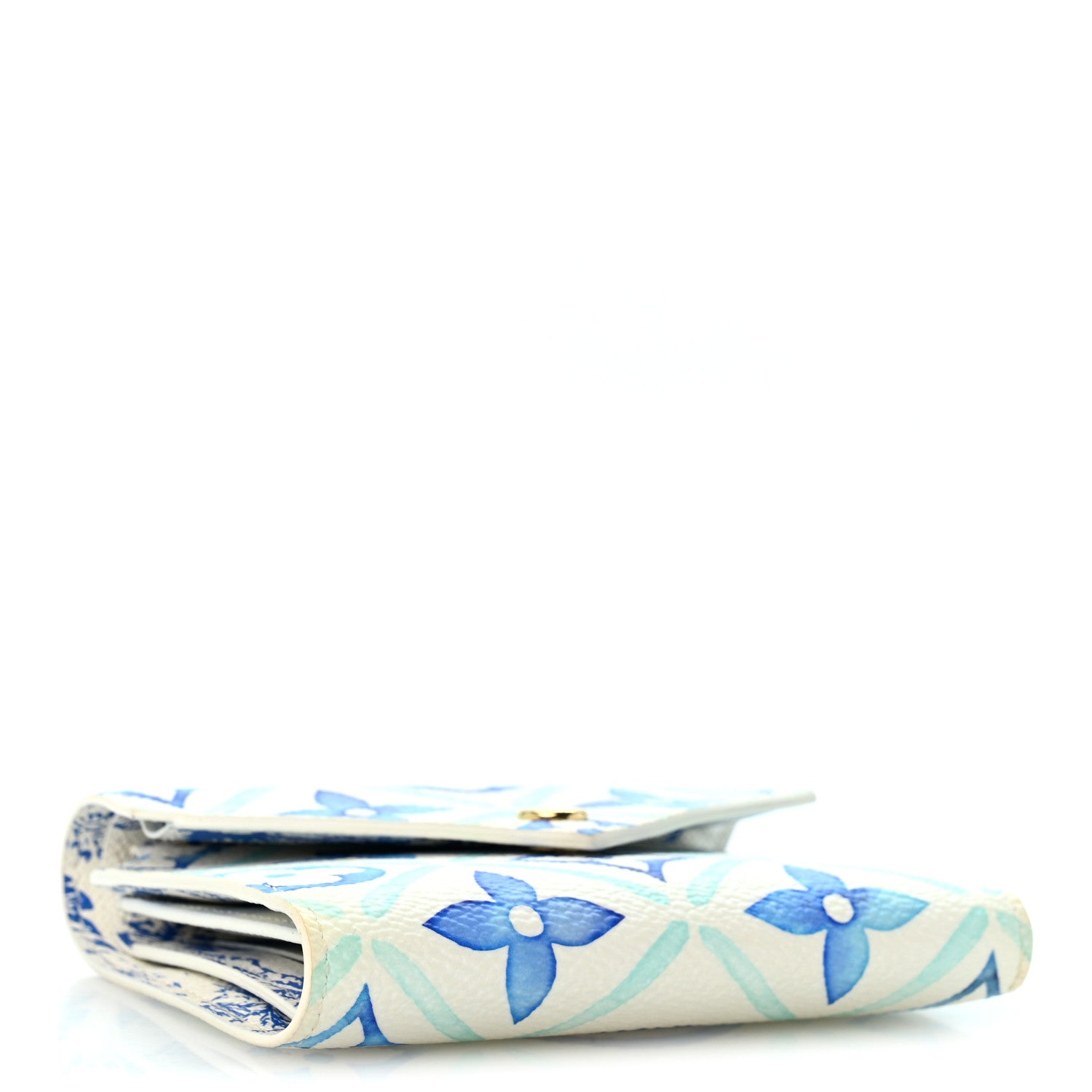Louis Vuitton Monogram Giant By The Pool Victorine Wallet Lagoon Blue 4 of 8