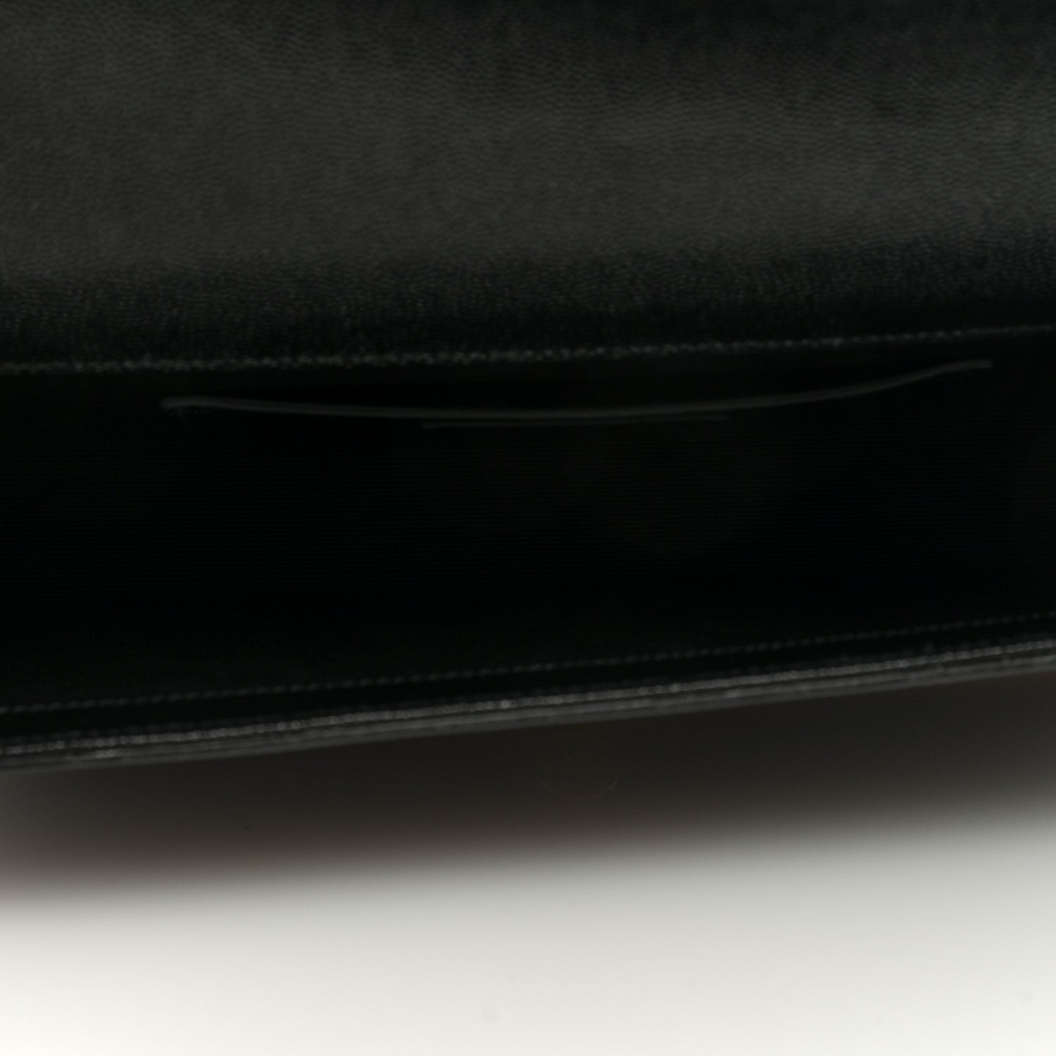 Saint Laurent Grain De Poudre Monogram Cassandre Clutch Black 5 of 6