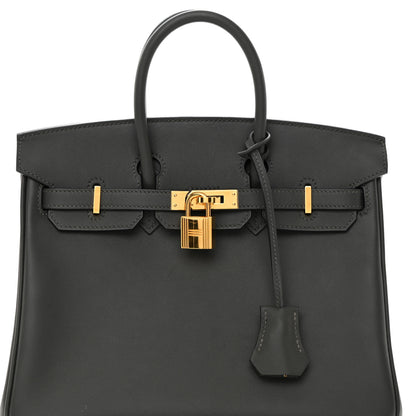 Hermes Veau Jonathan Birkin 25 Graphite 8 of 15
