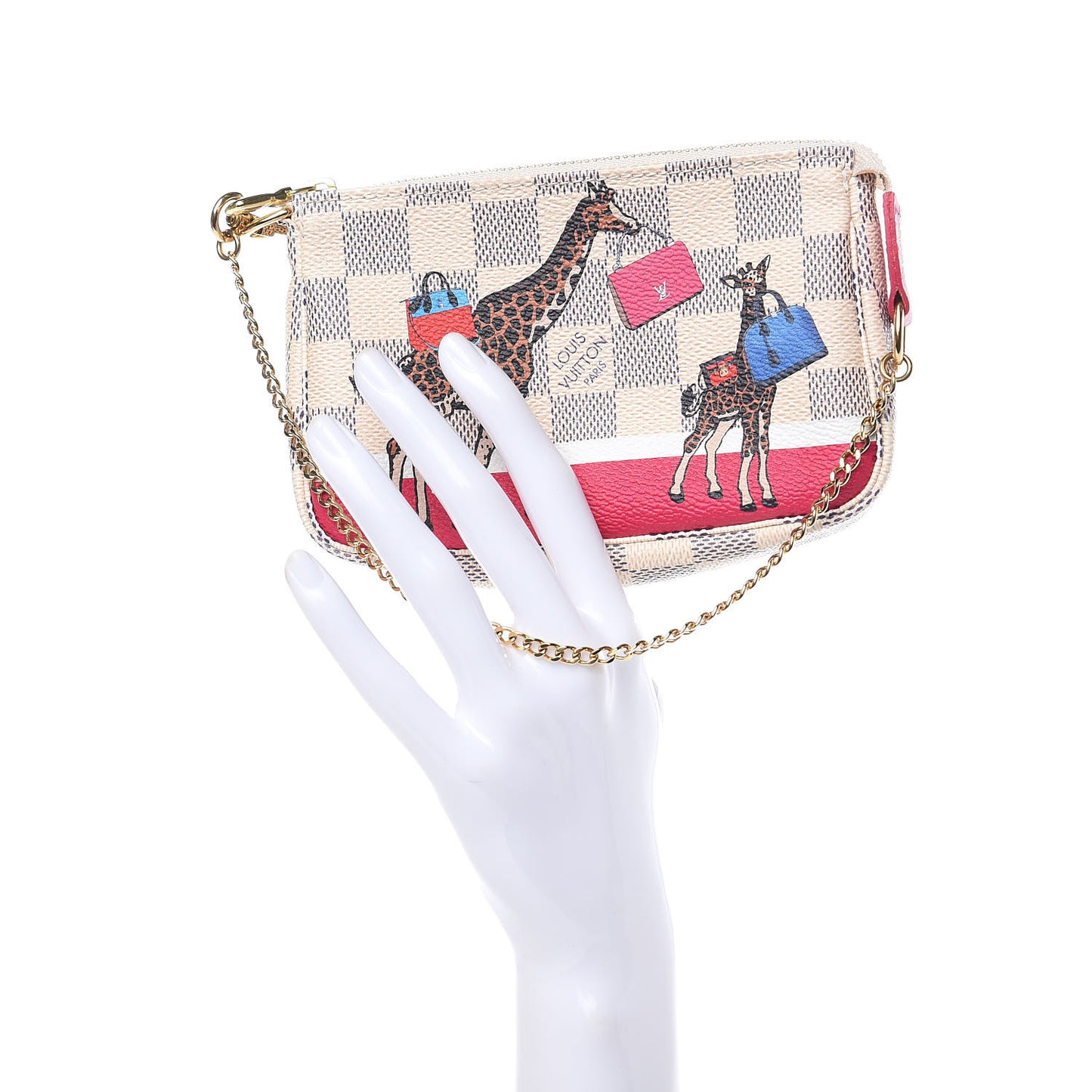 Damier Azur 2017 Christmas Animation Mini Pochette Accessories