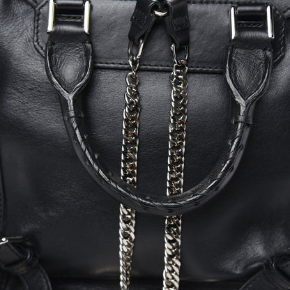 Alexander McQueen Calfskin Grommet Backpack Black 7 of 12