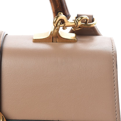 Gucci Calfskin Bamboo Web Medium Dionysus Top Handle Bag Camelia Bright Evergreen Hibiscus Red 11 of 20