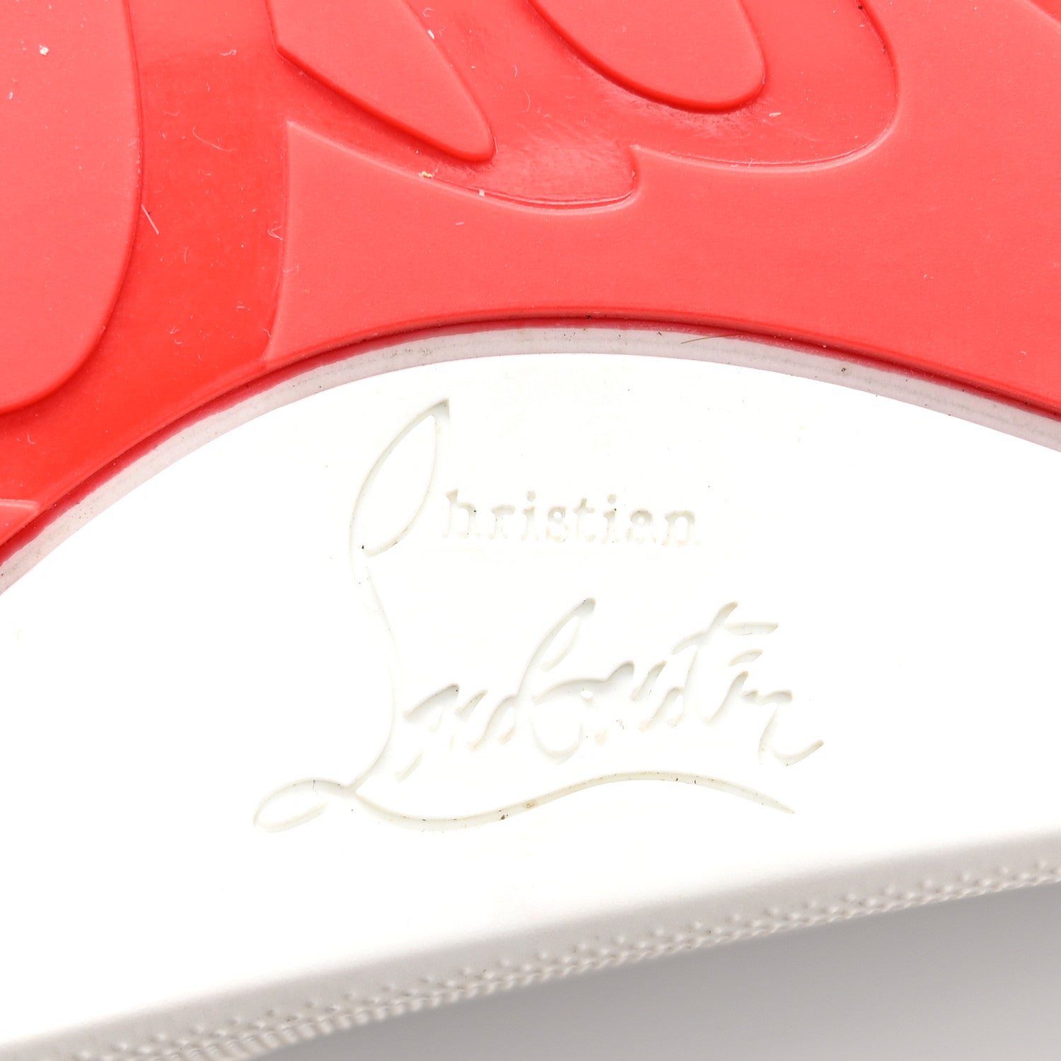 Christian Louboutin Veau Velours Strass Dear Pool Flat Platform Slide Sandal 38 Black 9 of 12